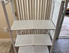 White shelf unit – never used The Villages Florida