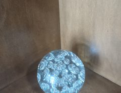 Clear Glass Ball with Bubbles The Villages Florida