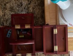 Vintage Singer 7 compartment sewing box The Villages Florida