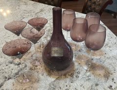 4 Martini Glasses/4 Wine Glasses and Wine Decanter The Villages Florida
