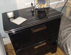 Beautiful Black Laquer Bedroom Suite (six) pieces The Villages Florida