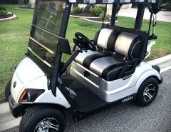 Yamaha QuieTech Drive2 EFI Gas Golf Cart: Like New Condition The Villages Florida