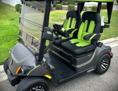 Yamaha QuieTech Drive2 EFI Gas Golf Cart: Excellent Condition The Villages Florida