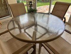Five Piece Patio table and chairs The Villages Florida