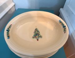 Fiestaware Christmas Tree Serving/Vegetable Bowls The Villages Florida