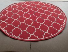 Round outdoor rug The Villages Florida