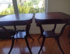 Mahogany End Tables The Villages Florida