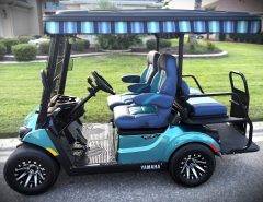 2022 Yamaha QuieTech D2 EFI Factory 4 Passenger Golf Cart The Villages Florida