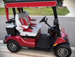Yamaha QuieTech D2 EFI Gas Golf Cart: Excellent Condition The Villages Florida