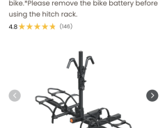 Bike Hitch Rack for 2 e-bikes The Villages Florida