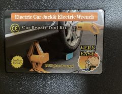 Car Jack 12VDC + Impact Wrench Kit. NEW. PLEASE READ COMPLETELY!! The Villages Florida