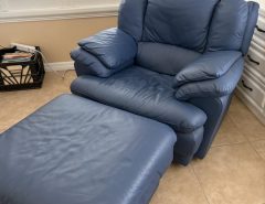 Blue Chair and Ottoman The Villages Florida