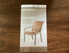 Outdoor stackable rattan chairs-set of 4 The Villages Florida