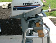 1978 6 h.p. Evinrude outboard with gas tank The Villages Florida