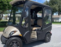 Low Mile 2015 Yamaha EFI Gas Golf Cart with Sleekline Cab The Villages Florida