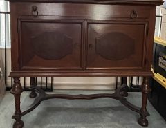 Vintage Dining Table, 6 Chairs, Two Servers The Villages Florida