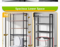 Over-the-toilet Storage Shelf The Villages Florida