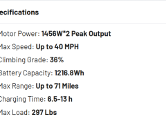 Ausom DT2 Pro Electric Scooter – Mint – As New – 32 Miles – $850 The Villages Florida