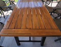 PATIO TABLE 3’x30″x6’7″ The Villages Florida