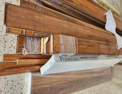 laminated wood flooring lot about 12 x 12 sq ft. The Villages Florida