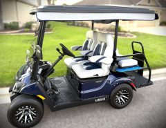 2022 Yamaha QuieTech D2 EFI Factory 4 Passenger Golf Cart: Like New The Villages Florida