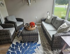 Wicker Lanai Furniture Set. The Villages Florida