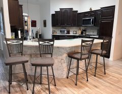 Set of 4 Amisco “Garden” Swivel Counter Height Stools The Villages Florida