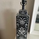 Black and Cream-Colored Ceramic Lamp Base The Villages Florida