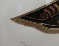 ERTE DIRECTOIRE  LITHOGRAPH BLACK/ MARBLE/ FRAME MUSEUM QUALITY UNDER GLASS The Villages Florida