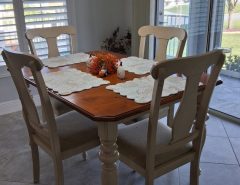 Solid Wood Dining Table and 4 Chairs The Villages Florida