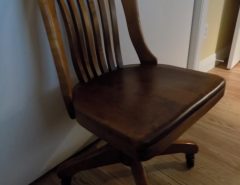 Antique  Oak Office Chair The Villages Florida
