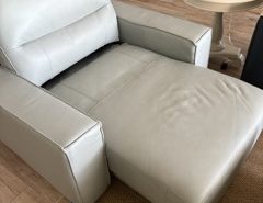 Leather powered oversized chair that extends to a chaise lounge The Villages Florida