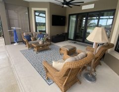 Vintage Wicker Patio Set always under roof The Villages Florida