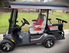 Yamaha QuieTech D2 Factory 4 Passenger EFI Gas Golf Cart: Excellent Condition The Villages Florida