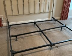 King size brass headboard and king bed frame marked down to $60. for quick sale The Villages Florida