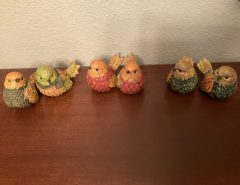 A grouping of fall/Halloween/Thanksgiving/Easter decorator items for sale. The Villages Florida