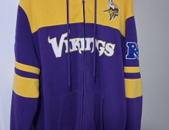 Minnesota Vikings Full Color Zip Blocked  Jacket, Size XL Unisex The Villages Florida