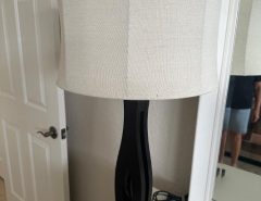 Black Wood Lamp with Shade The Villages Florida